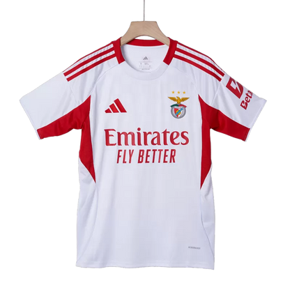 Camisola SLB 2025-26 Alternativa Branca Versão Adepto (Entrega Imediata)
