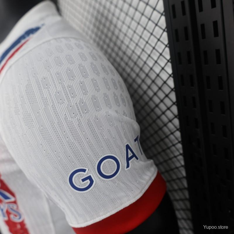 Camisola FC Paris Saint-Germain 2024-25 Alternativa Branca Versão Jogador