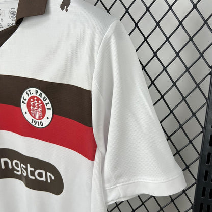 Camisola FC St. Pauli 2025-26 Alternativa Branca Versão Adepto IRVINE #7