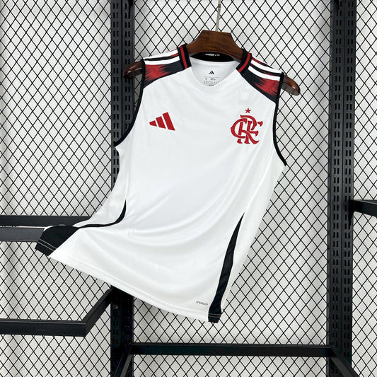 Manga Cava CR Flamengo 2025-26 Alternativa Branca