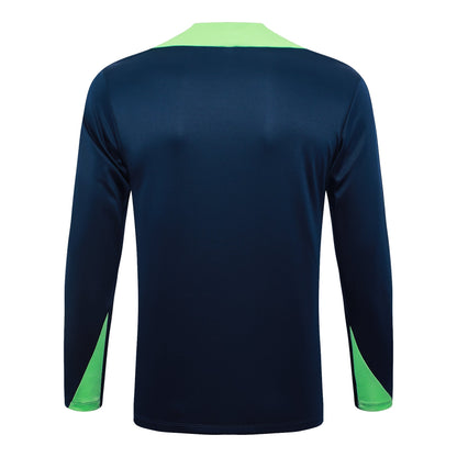 Fato de Treino Brasil 2024 - Camisola com Fecho