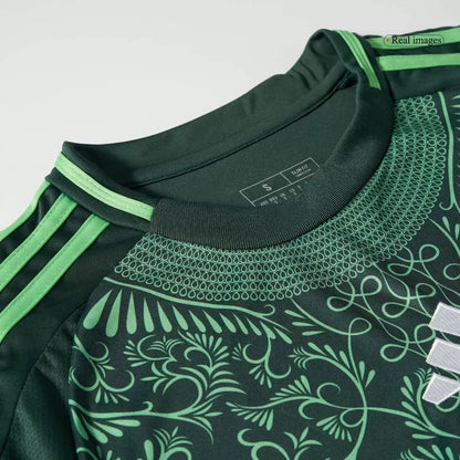 Camisola Argelia 2024 Alternativa Verde Versão Adepto
