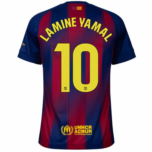 Camisola FC Barcelona 2025-26 Principal Versão Adepto LAMINE YAMAL #10