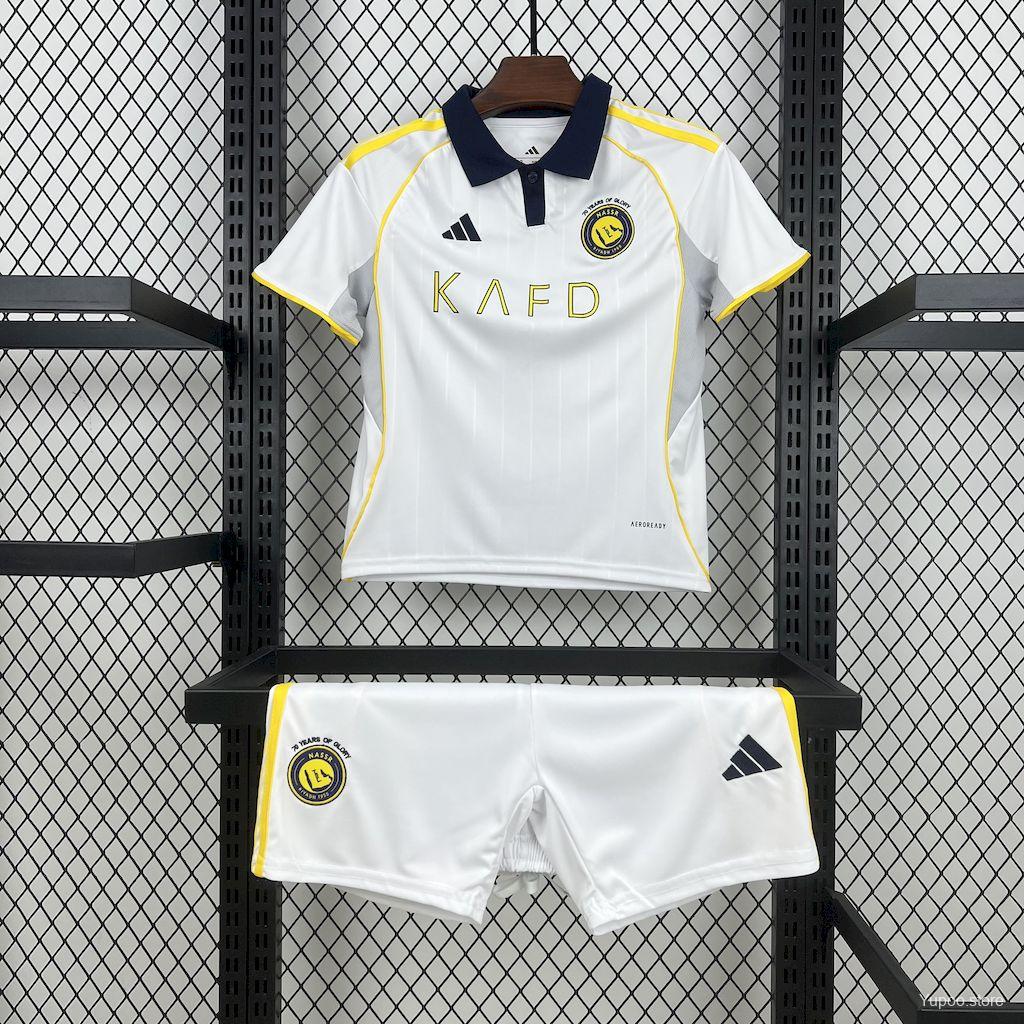 Kit Criança Al-Nassr FC 2025-26 Principal