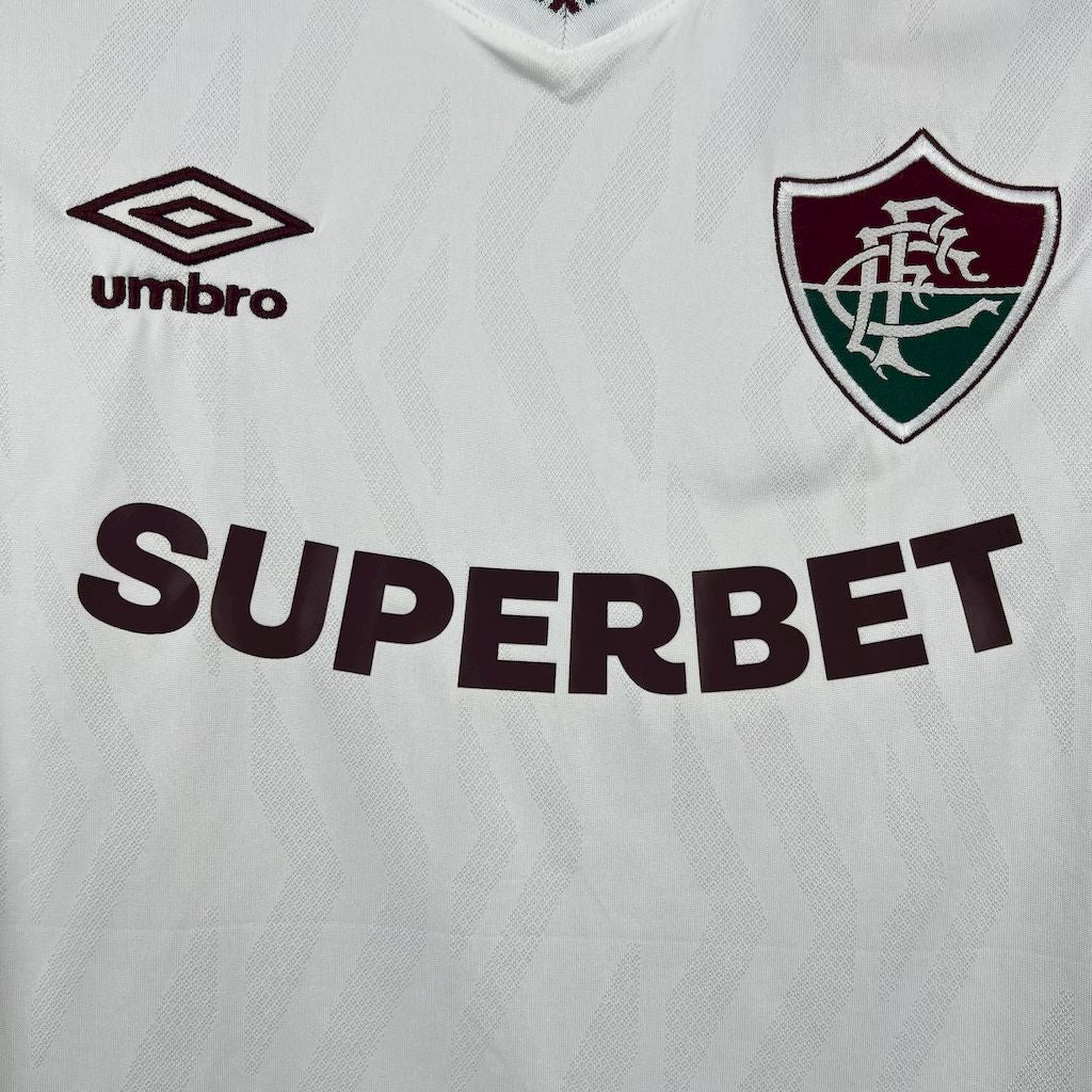 Camisola Fluminense FC 2025-26 Alternativa Branca Versão Adepto