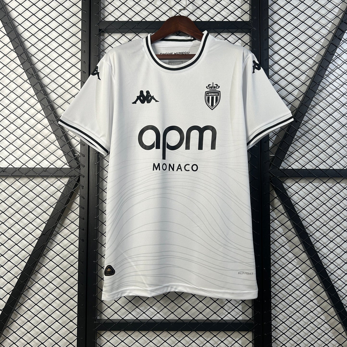Camisola AS Monaco 2025-26 Alternativa Branca Versão Adepto