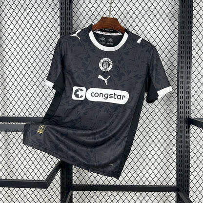 Camisola St. Pauli 2025-26 Alternativa Preta Versão Adepto