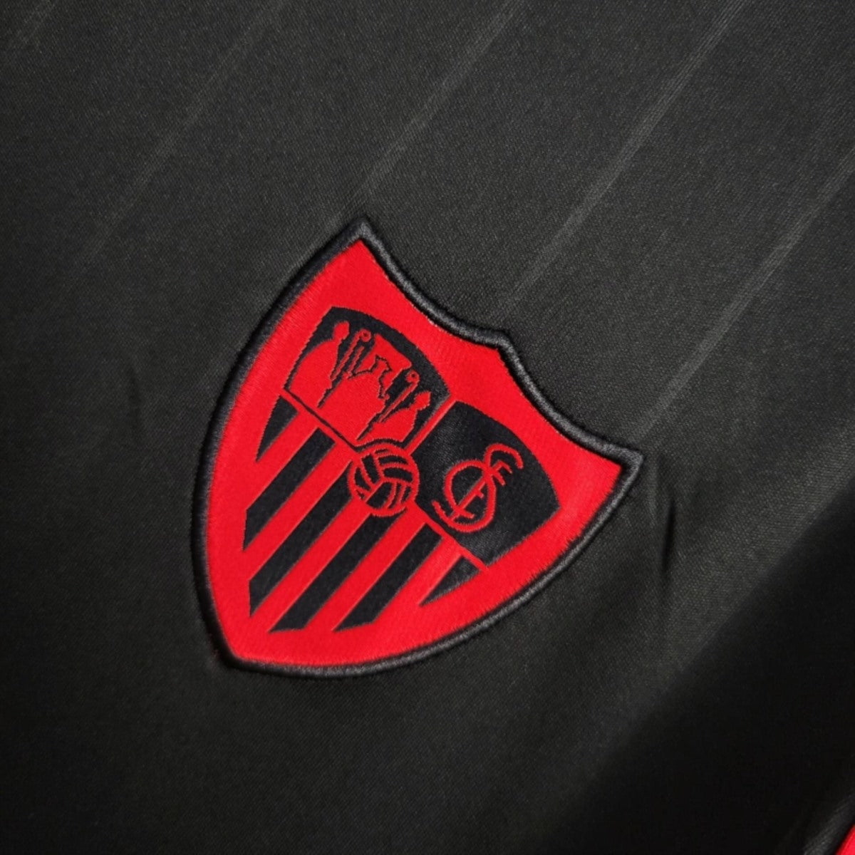 Camisola Sevilha FC 2025-26 Alternativa Preta Versão Adepto
