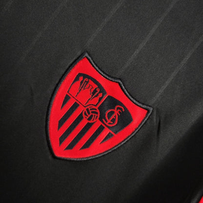 Camisola Sevilha FC 2025-26 Alternativa Preta Versão Adepto