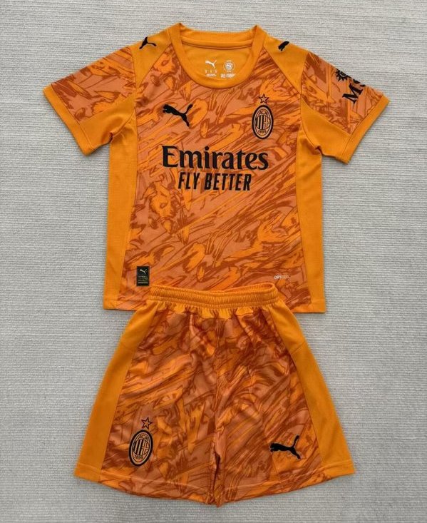 Kit Criança AC Milan 2025-26 Guarda-Redes