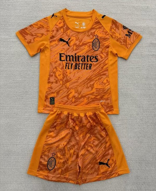 Kit Criança AC Milan 2025-26 Guarda-Redes