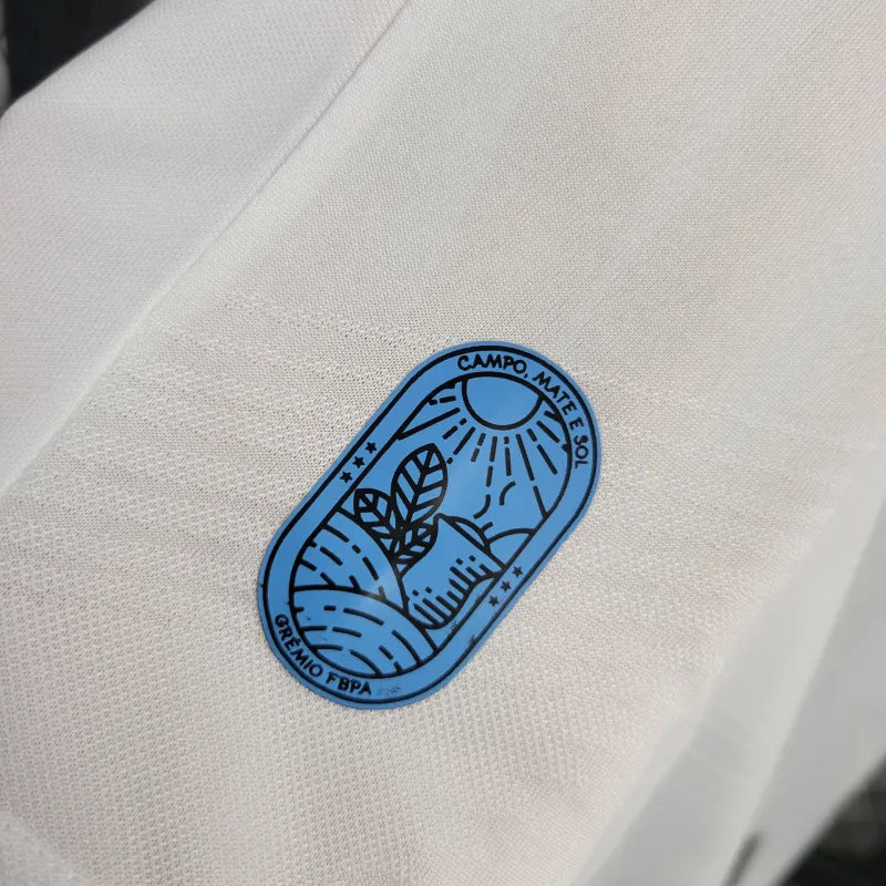 Camisola Gremio 2024-25 Alternativa Branca Versão Adepto