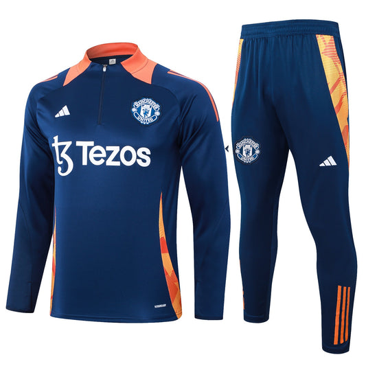 Fato de Treino M-United 2024-25 - Camisola com Fecho