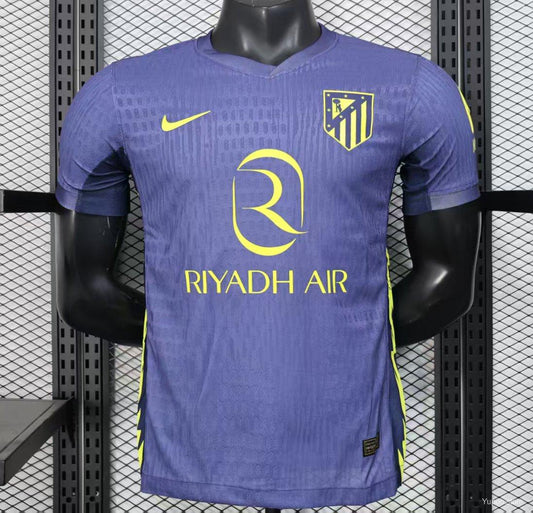 Camisola Atletico Madrid 2025-26 Alternativa Azul Versão Jogador