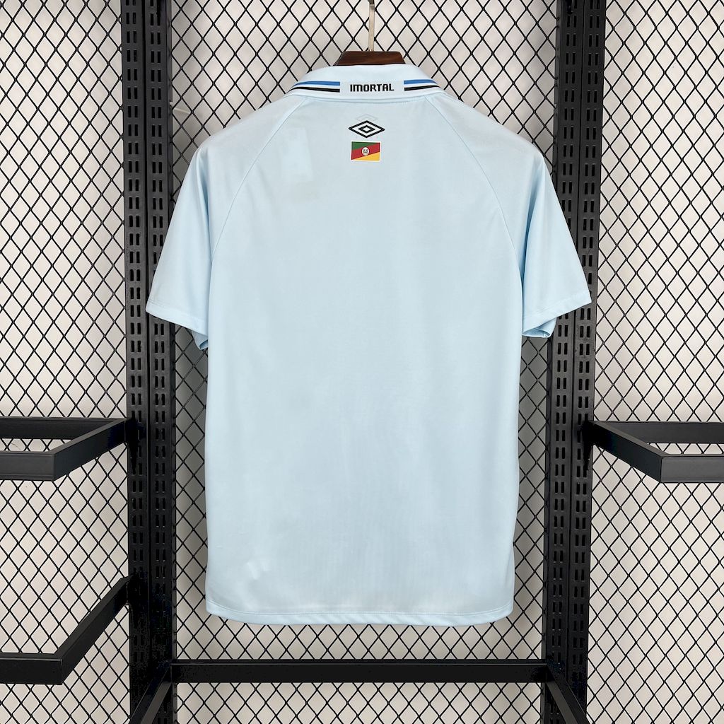 Camisola Gremio 2025-26 Alternativa Azul Lisa Versão Adepto
