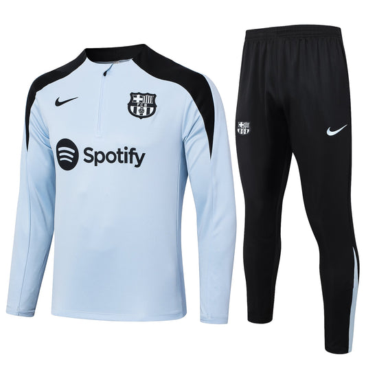 Fato de Treino FC Barcelona 2024-25 - Camisola com Fecho