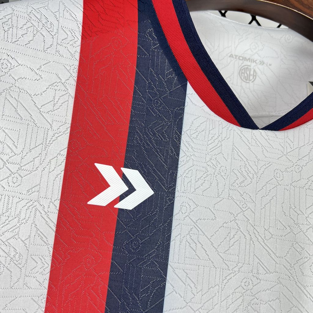 Camisola San Lorenzo 2025-26 Alternativa Branca Versão Adepto