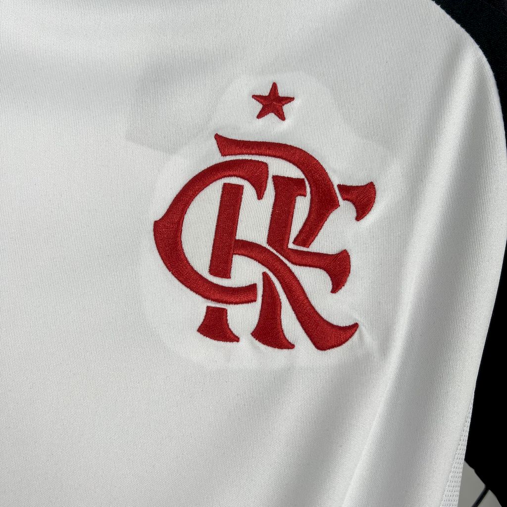 Camisola CR Flamengo 2025-26 Alternativa Branca Versão Adepto