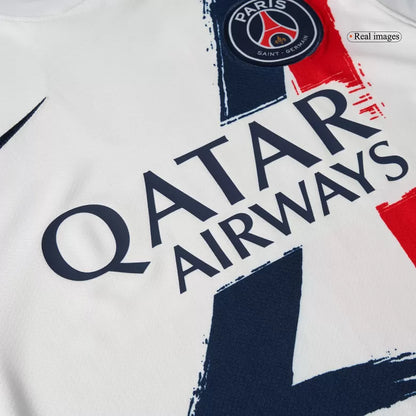 Camisola FC Paris Saint-Germain 2024-25 Alternativa Branca Versão Adepto O.DEMBÉLÉ #1
