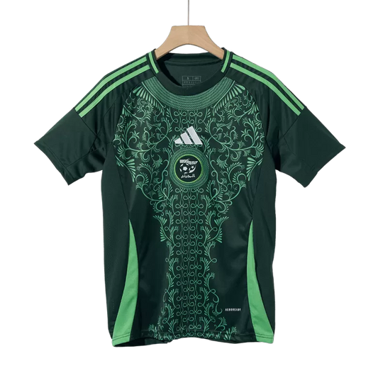 Camisola Argelia 2024 Alternativa Verde Versão Adepto