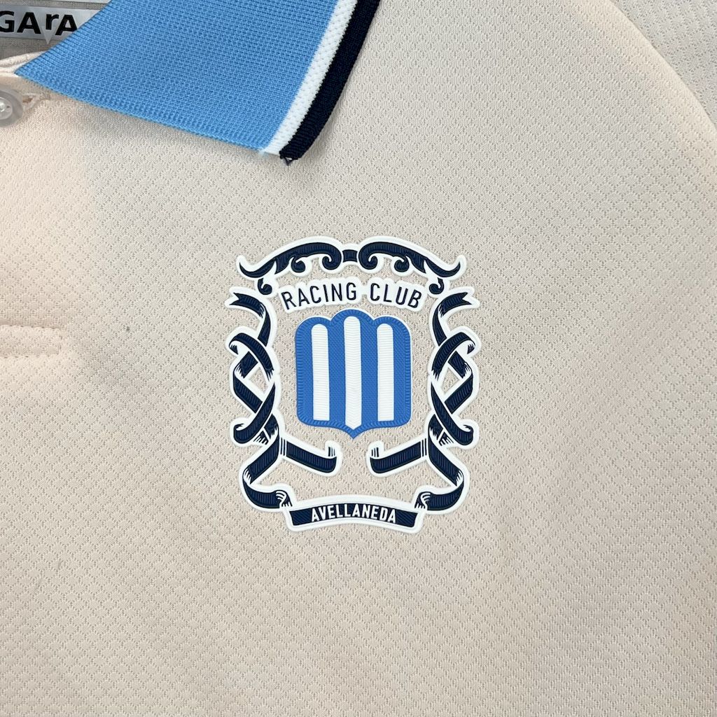 Camisola Racing Club 2025-26 Alternativa Branca Versão Adepto