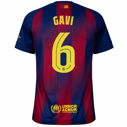 Camisola FC Barcelona 2025-26 Principal UCL Versão Adepto GAVI #6