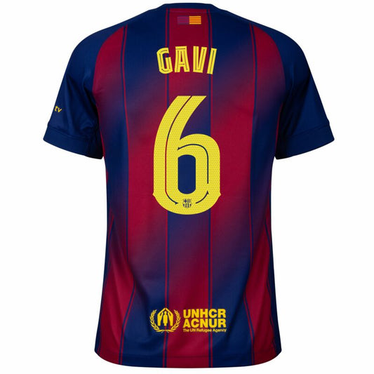 Camisola FC Barcelona 2025-26 Principal UCL Versão Adepto GAVI #6