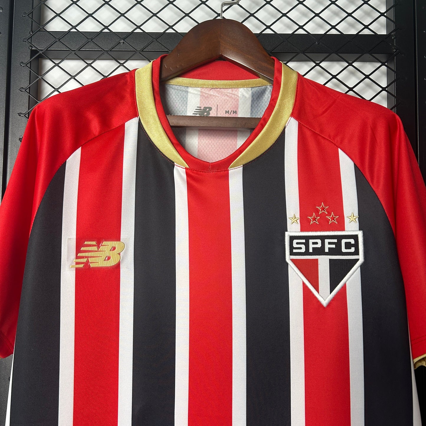 Camisola São Paulo FC 2025-26 Alternativa Riscas Lisa Versão Adepto