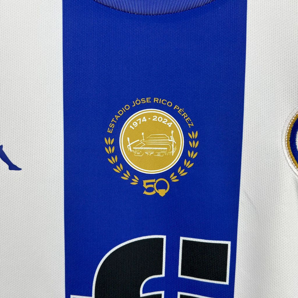 Camisola Hércules CF 2025-26 Principal Versão Adepto