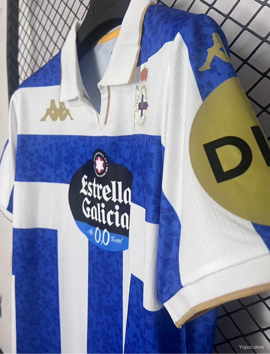 Camisola RC Deportivo de Corunha 2025-26 Principal Versão Adepto