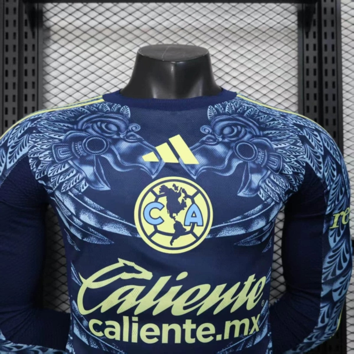 Camisola Manga Comprida CF America 2025-26 Alternativa Azul Versão Jogador
