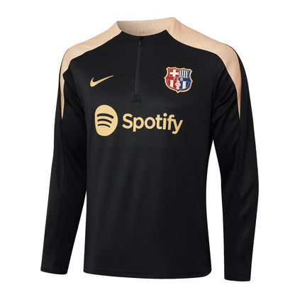 Fato de Treino FC Barcelona 2024-25 - Camisola com Fecho