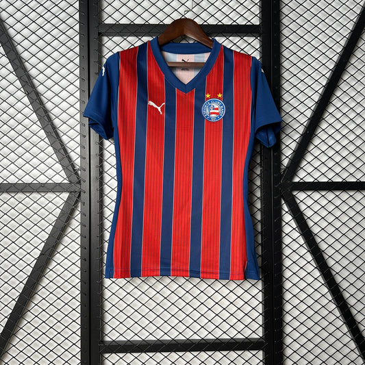 Camisola EC Bahia 2025-26 Alternativa Vermelha Versão Mulher