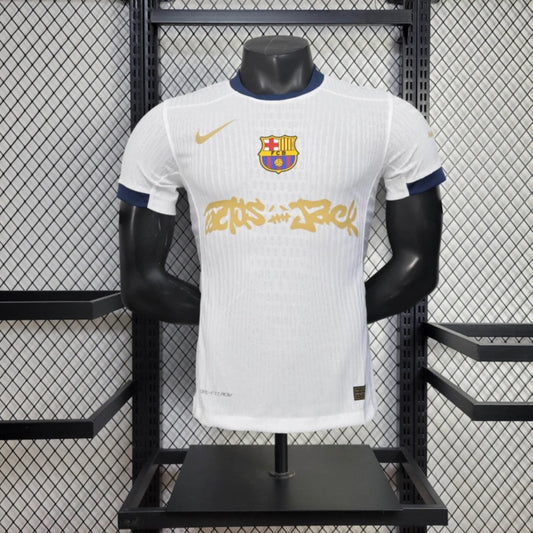 Camisola FC Barcelona 2025-26 Edição Travis Scott Versão Jogador