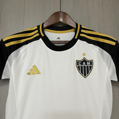 Camisola Atlético-MG 2025-26 Alternativa Branca Lisa Versão Mulher