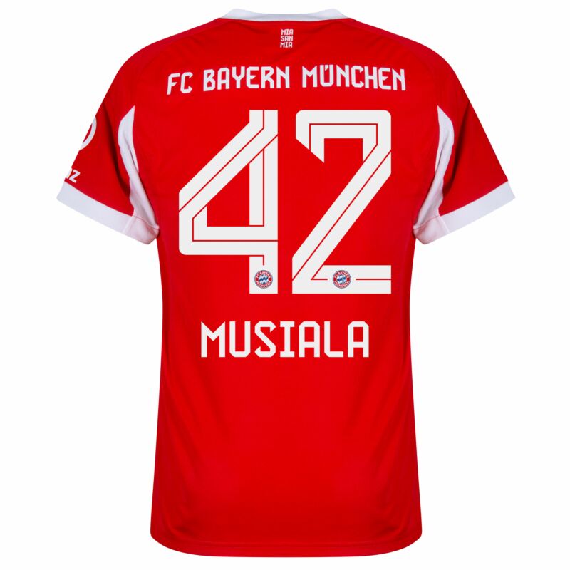 Camisola FC Bayern Munique 2025-26 Principal Versão Adepto MUSIALA #42