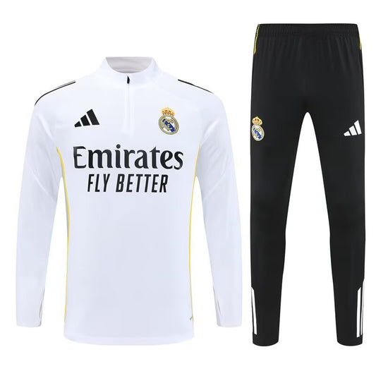 Fato de Treino Real Madrid 2025-26 - Camisola com Fecho