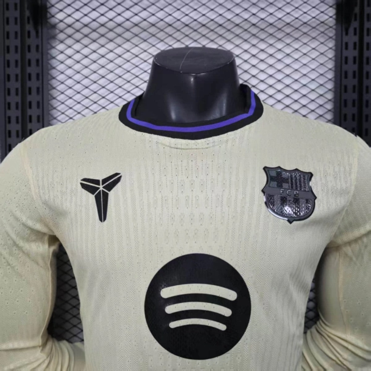 Camisola Manga Comprida FC Barcelona 2025-26 Alternativa Amarela Versão Jogador