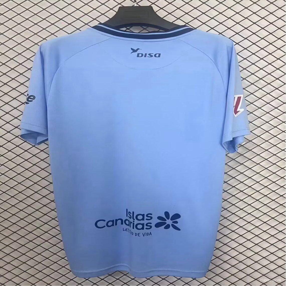 Camisola UD Las Palmas 2025-26 Alternativa Azul Versão Adepto