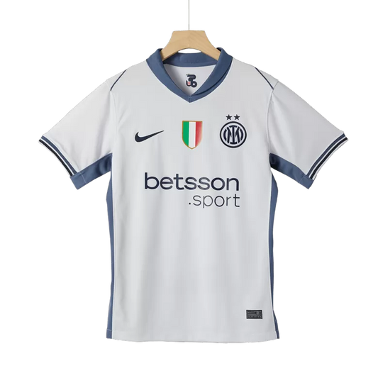 Camisola Inter Milão 2024-25 Alternativa Branca Versão Adepto