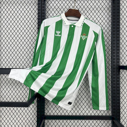 Camisola Manga Comprida Real Betis 2024-25 Principal Versão Adepto