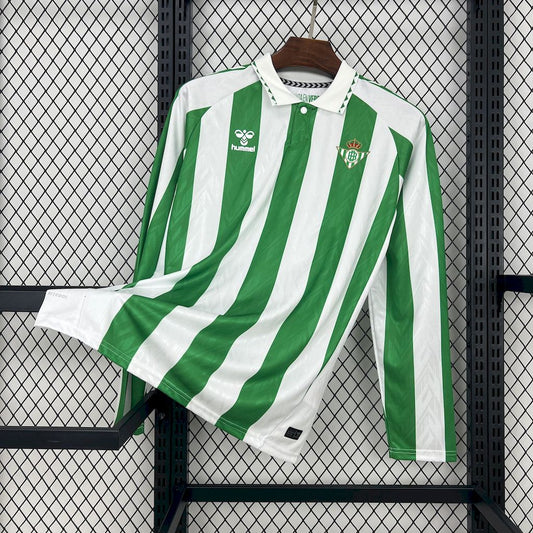 Camisola Manga Comprida Real Betis 2024-25 Principal Versão Adepto