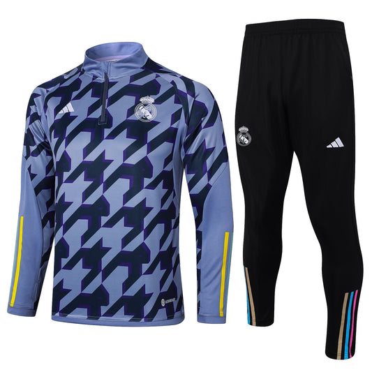 Fato de Treino Real Madrid CF 2024-25 - Camisola com Fecho