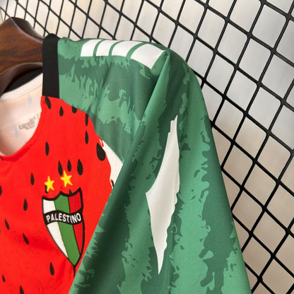 Camisola CD Palestino 2025-26 Alternativa Verde Versão Adepto
