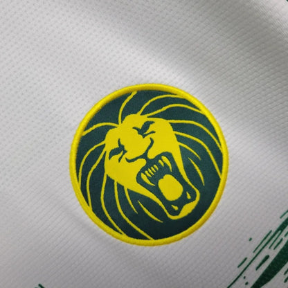 Camisola Camarões 2025 Alternativa Branca Versão Adepto