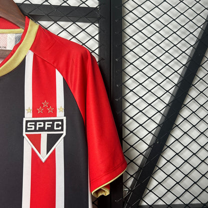 Camisola São Paulo FC 2025-26 Alternativa Riscas Lisa Versão Adepto