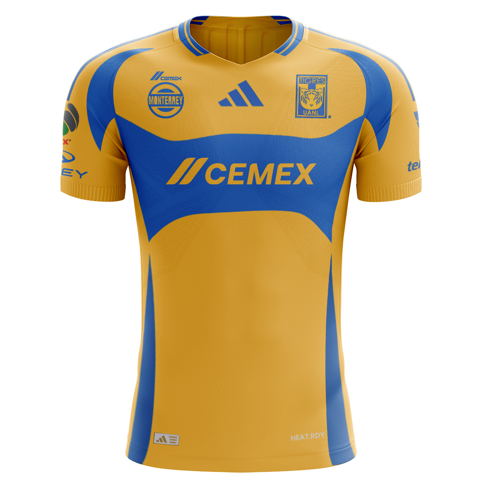 Camisola Tigres 2024-25 Principal Versão Adepto ROMULO #23